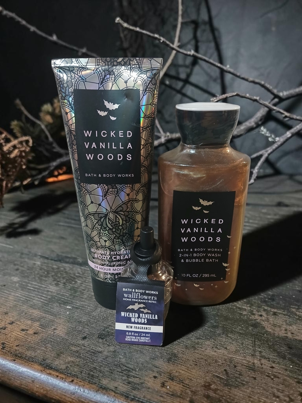 Bath & Body Works Wicked Vanilla Woods Set